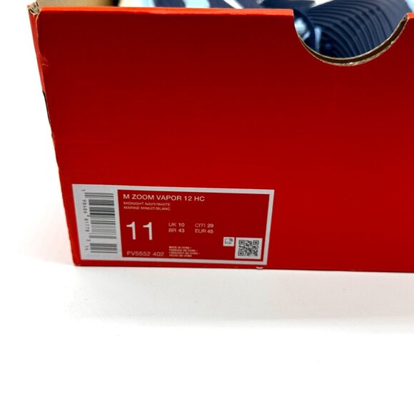 Nike Mens Zoom Vapor 12 Tennis Hard Court Navy Blue Shoes Sz 11 New FV5552-402 - Picture 11 of 12